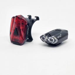 Farol 2 LEDS + Lanterna Infini USB