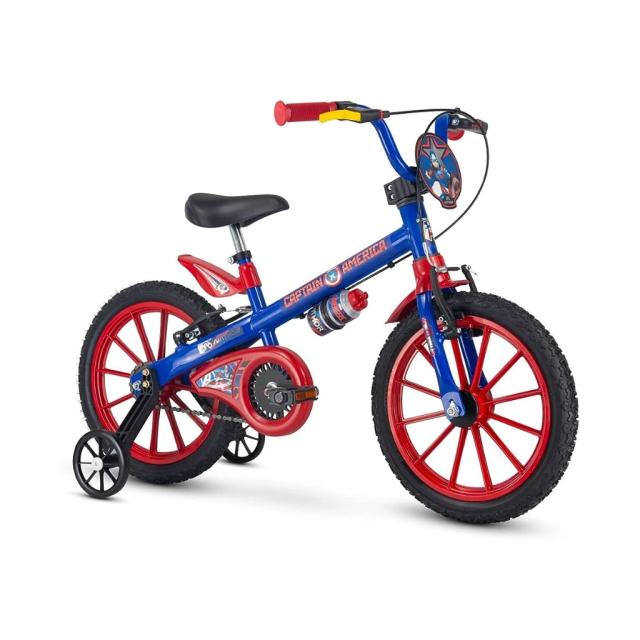 Bicicleta Aro 16 Nathor Capitão America