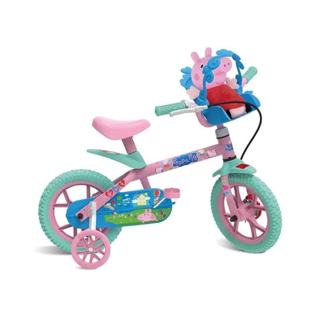 Bicicleta Aro 12 Bandeirante Peppa Pig