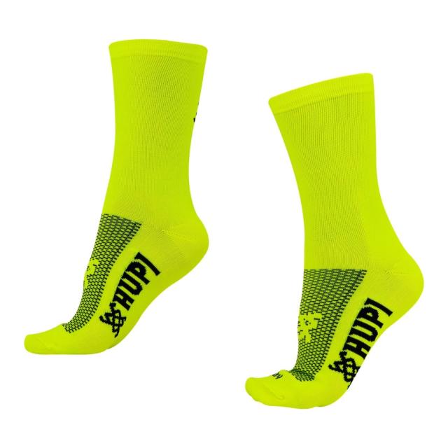 Meia Hupi Lisa Amarelo Neon